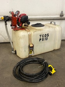 lot 7 image: Commercial Bulk-Liquid Tank With Pump