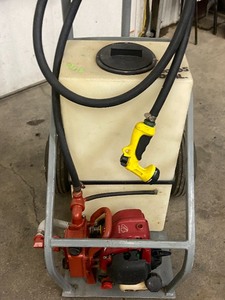 lot 12 image: Honda Portable Gas-Powered Tank Sprayer