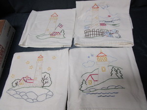 lot 29 image: Embroidered Dish Towels