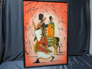 lot 82 image: Tribal Fabric Art