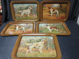lot 112 image: Sporting Dog Trays