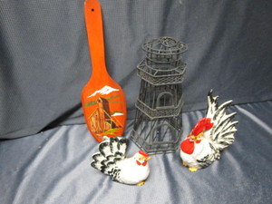 lot 117 image: Chickens & Lighthouses