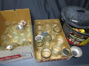 lot 131 image: Canner & Jars