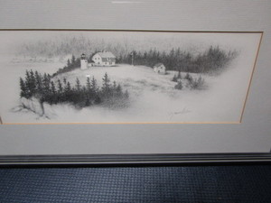 lot 137 image: Charcoal Print
