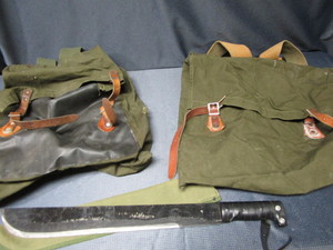 lot 145 image: Duluth Packs, Machete