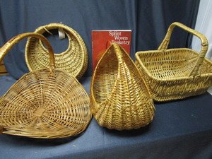 lot 194 image: Basketry Book & Baskets