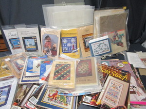 lot 202 image: Quilting & Cross-stitch