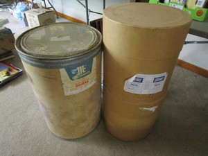 lot 219 image: Cardboard Drums