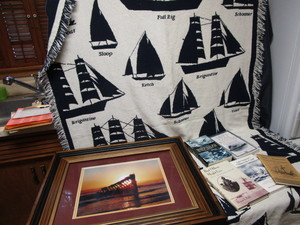 lot 254 image: Shipwreck Books & Throw