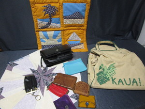 lot 288 image: Wall Hanging & Purses