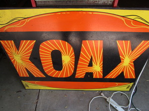 lot 300 image: KOAX Sign