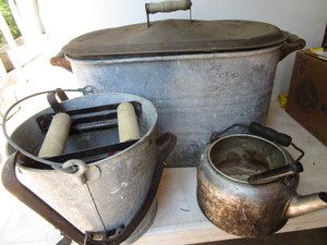 lot 310 image: Vintage Boiler, Bucket, Kettle