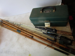 lot 317 image: Rods & Reels, Tackle  Box