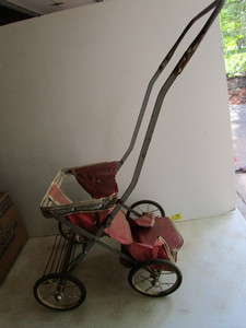 lot 335 image: Antique Doll Buggy