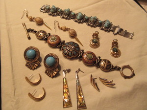 LUCKY BRAND BRACELET AND OTHER INTERESTING COSTUME JEWELRY