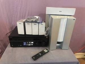 lot 9 image: Sony Receiver & Speakers
