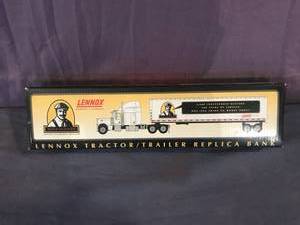 lot 21 image: Lennox TractorTrailer Replica Bank