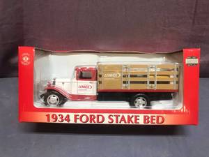 lot 23 image: Lennox 1934 Ford Stake Bed Truck Bank