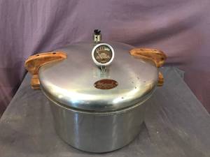 lot 45 image: Vintage Pressure Cooker in Original Box