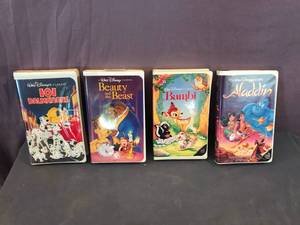 lot 57 image: Vintage Disney VHS