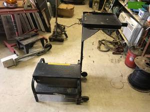 lot 78 image: The Sidekick Sturdy Step Shop Tray & Steps