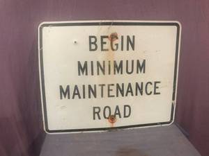 lot 133 image: Decommissioned Road Sign