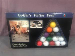 lot 146 image: Golfers Putter Pool Game