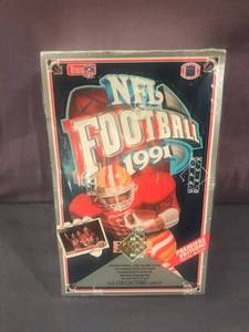 lot 147 image: 1991 Upper Deck Football Factory Sealed Box