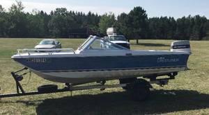 1976 15 Crestliner with 1976 Spartan Trailer