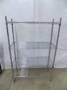 lot 5 image: NSF Wire Rack 4 Shelves