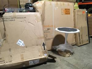 Lot of assorted Items - tables, Bike Rack open box customer returns see pictures