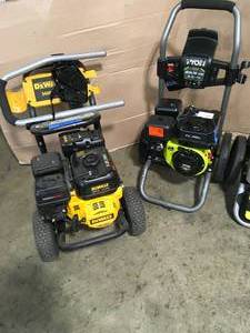 Lot of Salvage Pressure Washers for Parts or Repair see pictures