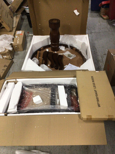 Lot of 2 Mixed   Dining Tables Customer Returns See Pictures