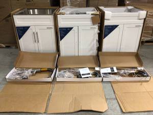 Lot of 3 Bathroom and other Cabinets
