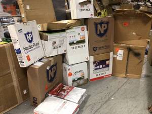 Lot of Mixed and Assorted Air Filters Various Models and Conditions  Customer Returns See Pictures