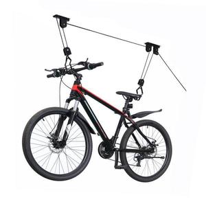 Black Ceiling Mount Garage Bike Rack