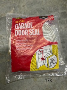 1 in. x 30 ft. Vinyl Garage Door Weatherstrip