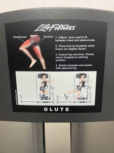 Life Fitness Glute Machine