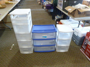 lot 140 image: 3 Storage Cabinets