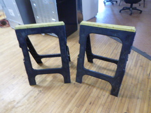 lot 28 image: 2 Saw Horses