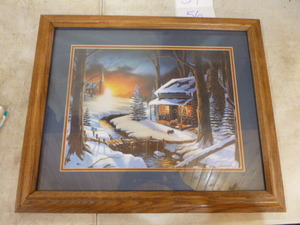 lot 51 image: Framed Print by Iverson