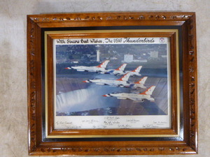 lot 61 image: USAF Thunderbirds Framed Pictures