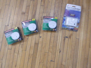 lot 69 image: 3 Life Saver Smoke &  Fire Alarms