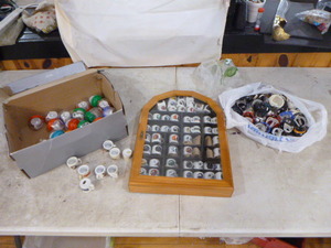 lot 102 image: Miniature Football Team Cups