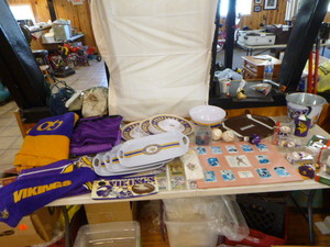 lot 103 image: Minnesota Vikings and Minnesota Twins Memorabilia