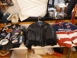 lot 106 image: 3 Leather Sports Jackets