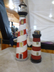 lot 111 image: 2 Decorative Lighthouses