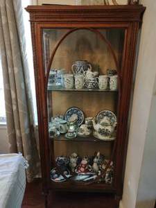 Antique Hand Carved Hutch from Italy