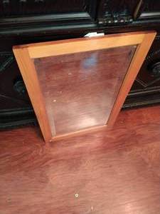 Framed Beveled Mirror