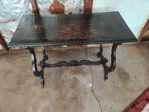 Antique Hand Carved Hall Table from Italy